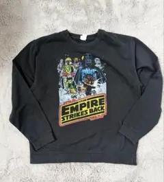 STAR WARS プリント スウェット メンズ ブラック XL