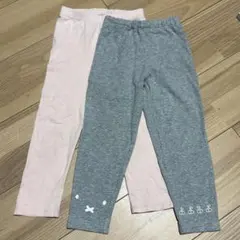 キッズ レギンス パンツ2点セット 105〜110cm
