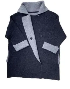 フリーサイズ　コート　ブラック　グレー