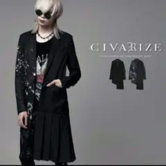 CIVARIZE ブラック テーラードジャケット　V系　ギャル　ロックのサムネイル