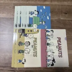 スヌーピー A4クリアファイル 3種　8枚