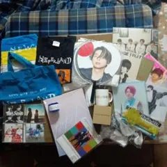 NEWS増田貴久くんのグッズセット、テゴマスの青春、JAPANEWSうちわ、CD