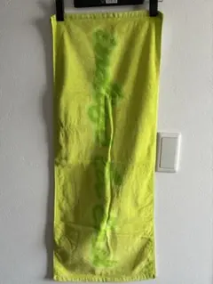 indigo la End ロゴタオル　Chartreuse Green