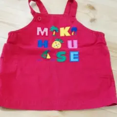 最終値下げ☆ミキハウス ワンピース ジャンパースカート