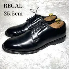 美品】REGAL リーガル〈JU13〉プレーントゥ（25）黒 ビジネスシューズ