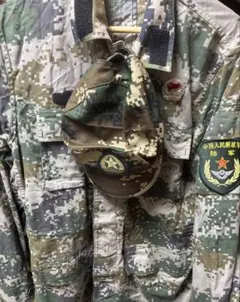 買得　新品実物中国軍海兵隊07式デジタル海洋迷彩軍用迷彩服装備35点超フルセット 中国人民解放軍 海軍陸戦隊 07式デジタル海洋迷彩 - メルカリ