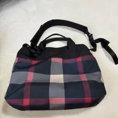 超美品　CRESTBRIDGE チェック柄ショルダーバッグ