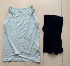 キッズ　HEATTECH ロングスリーブ アンダーシャツ＆レギンス　120cm