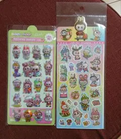 シール　しーる　ホログラムシール　キラキラ オーロラ　ラメ　ラブ　ぷっくり　立体