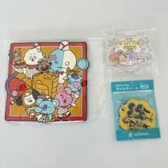 BT21 TinyTAN 一番くじコースター ミニアクリルスタンド キーホルダー