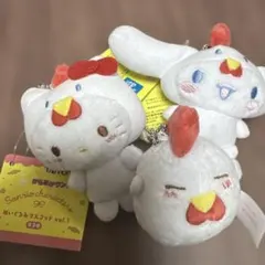 ローソン×タイトーからあげクンミニぬいぐるみマスコット全3種セット