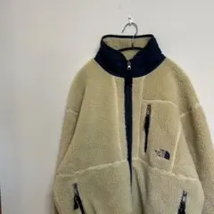 THE NORTH FACE フリースジャケット M ベージュ・ネイビー