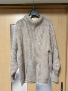 【美品】IENA モヘアニット タートルネック ピンク