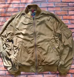 ALPHA MA-1 L 春秋用モデル ライトブラウン