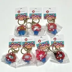 サンリオ なりきり キーホルダー ミャクミャク クリア 7種類 コンプリート