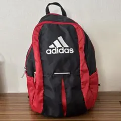 adidas バックパック 黒/赤 サッカーボールバッグ　子供用　幼稚園　低学年