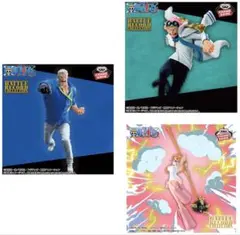 【オンクレ・未開封】ワンピース フィギュア 5種セット(ミニぬいぐるみ付き)