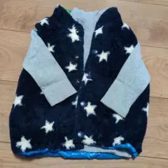 新春お値下げ★ミキハウス リバーシブルダウンベスト &コンビミニ長袖90cm