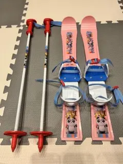 SNOW PANDA 子供用スキー板とポールセット