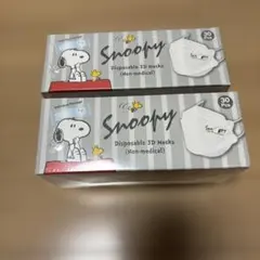 新品 スヌーピー 3D マスク 30枚入り２箱 小さめ