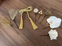 髪飾り　ピアスset