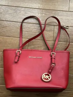 マイケルコース　ハンドバッグ赤