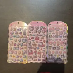 サンリオ コットンパフィーシール ハローキティ マイメロ クロミ⭐正規品