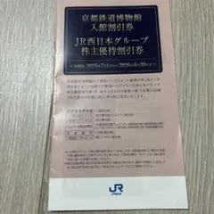 JR西日本グループ 株主優待券