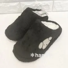 ミッフィー ボアルームスリッパ ボアスリッパ ブラック