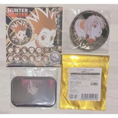 HUNTER×HUNTER 海外限定　ゴールド缶バッジ　マチ　まとめ売り