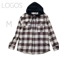 LOGOS DAYS チェック柄ネルシャツ M