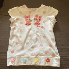 HOT BISCUIT ミキハウス　ドット柄 Tシャツ 110cm