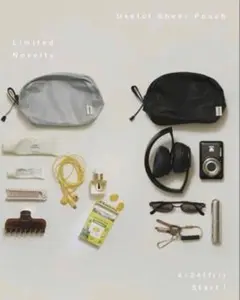 Useful Sheer Pouch todayful ブラックのサムネイル
