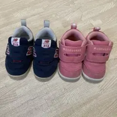 スニーカーニューバランス11センチ　コンバース11.5センチ女の子ベビー