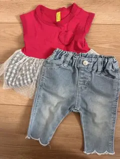SUNNY Landscape ベビー服 80cm セット　ピンクのサムネイル