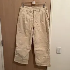 パンツ チノパン ベージュ 細コーデュロイ