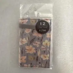 カードケース グレー 花柄 フラワー nofes Raymay レイメイのサムネイル