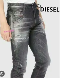 新品 DIESEL ジョグジーンズ 人気 スウェットデニム W36 2XLサイズ 