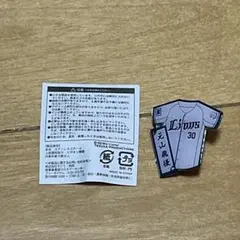 埼玉西武ライオンズ 2025ユニフォーム ピンバッジ #30 元山飛優