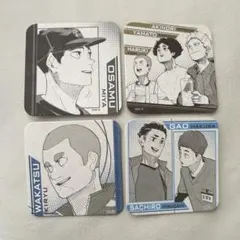 ハイキュー‼︎ アートコースター　宮治　梟谷　狢坂　鴎台