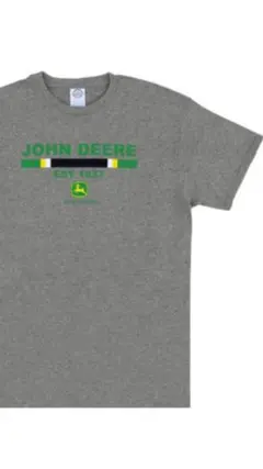 ★新品John Deere グレー Tシャツ　Mサイズ