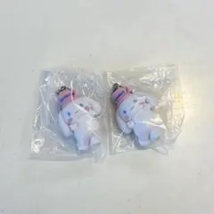 サンリオキャラクターズ ミニチュアチャーム ライブキャラクター　シナモン　2点