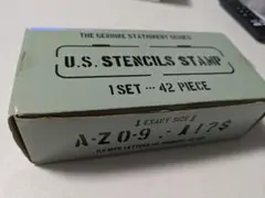 U.S. ミリタリーステンシル スタンプ42 ピース 木製 世田谷ベース