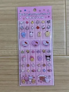 サンリオ　チェゴシム　タイルシール　ピンク