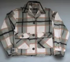 ZARA チェック柄 ジャケット