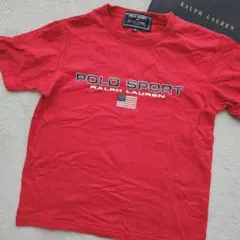 RALPH LAURENPoloSportTシャツ140レッドラルフローレン