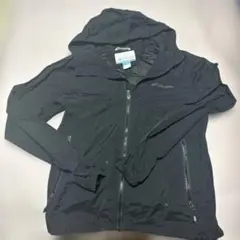 Columbia 黒 ナイロンジャケット S