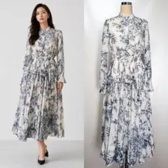 定価95万 2025FW DIOR Millefiori シルク ミディドレス - メルカリ