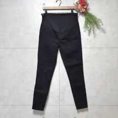 【SHEIN】マタニティパンツ　スキニーデニム　ストレッチ　Mサイズ　ブラック