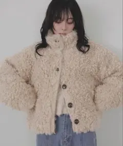 LIANプードルファーブルゾン